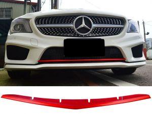 Накладка в передний бампер  AMG Packet Glossy Red для Mercedes-Benz CLA W117 2013-